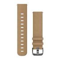 Замшевий ремінець до годинника Garmin Quick Release Bands (20 mm) Tan Suede with Slate Hardware 