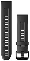 Силіконовий ремінець для Garmin QuickFit™ 20 Watch Bands Black Silicone