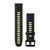 Силіконовий ремінець для Garmin QuickFit™ 20 Watch Bands Black/Electric Lime Silicone