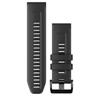 Силіконовий ремінець для Garmin QuickFit 26 Watch Bands Black Silicone