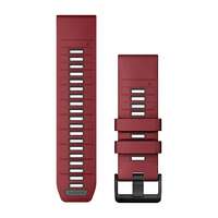 Силіконовий ремінець для Garmin QuickFit 26 Watch Bands Marsala/Graphite Silicone