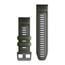 Силіконовий ремінець для Garmin QuickFit 26 Watch Bands Moss/Graphite Silicone