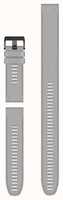 Силіконовий ремінець для Garmin QuickFit 26 Watch Bands Powder Gray Silicone (3-piece Dive Set)