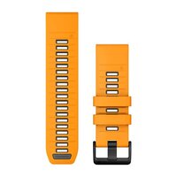 Силіконовий ремінець для Garmin QuickFit 26 Watch Bands Spark Orange/Graphite Silicone