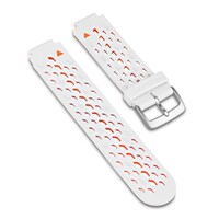Силіконовий ремінець для годинника Garmin Forerunner 620 Watch Band White/Orange