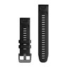 Силіконовий ремінець для годинника Garmin QuickFit 22 Watch Bands Black Silicone