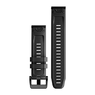 Силіконовий ремінець для годинника Garmin QuickFit 22 Watch Bands Black Silicone