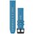 Силіконовий ремінець для годинника Garmin QuickFit 22 Watch Bands Cirrus Blue with Black Stainless Steel Hardware