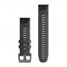 Силіконовий ремінець для годинника Garmin QuickFit 22 Watch Bands Graphite Silicone