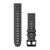 Силіконовий ремінець для годинника Garmin QuickFit 22 Watch Bands Graphite Silicone