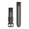 Силіконовий ремінець для годинника Garmin QuickFit 22 Watch Bands Moss/Graphite Silicone