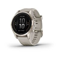 Смарт-годинник Garmin epix Pro (Gen 2) – Sapphire Edition | 42 mm Soft Gold with Light Sand Band