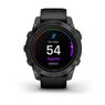 Смарт-годинник Garmin epix Pro (Gen 2) – Sapphire Edition | 47 mm Carbon Gray DLC Titanium with Black Band