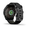 Смарт-годинник Garmin epix Pro (Gen 2) – Sapphire Edition | 47 mm Carbon Grey Titanium DLC with Black Leather Band