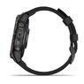 Смарт-годинник Garmin epix Pro (Gen 2) – Sapphire Edition | 47 mm Carbon Grey Titanium DLC with Black Leather Band