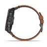 Смарт-годинник Garmin epix Pro (Gen 2) – Sapphire Edition | 51 mm Carbon Grey DLC Titanium with Chestnut Leather Band