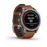 Смарт-годинник Garmin Fenix 7 Pro – Sapphire Solar Titanium with Chestnut Leather Band