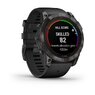 Смарт-годинник Garmin Fenix 7X Pro – Sapphire Solar Edition Carbon Gray DLC Titanium with Black Band