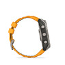 Смарт-годинник Garmin Fenix 8 – 51 mm, AMOLED Sapphire, Titanium with Spark Orange/Graphite Silicone Band