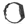 Смарт-годинник Garmin Fenix E – 47 mm, AMOLED Slate Gray Steel with Black Silicone Band
