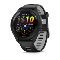 Смарт-годинник Garmin Forerunner 265 Black Bezel and Case with Black/Powder Gray Silicone Band