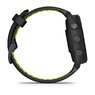 Смарт-годинник Garmin Forerunner 265S Black Bezel and Case with Black/Amp Yellow Silicone Band