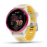 Смарт-годинник Garmin Forerunner 570 - 42mm Raspberry Aluminum with Translucent Bone/Mango Band