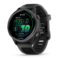 Смарт-годинник Garmin Forerunner 570 - 42mm Slate Gray Aluminum with Translucent Black/Black Band