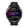 Смарт-годинник Garmin Forerunner 965 Carbon Gray DLC Titanium Bezel with Black Case and Black/Powder Gray Silicone Band