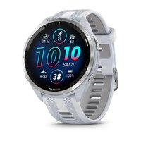 Смарт-годинник Garmin Forerunner 965 Titanium Bezel with Whitestone Case and Whitestone/Powder Gray Silicone Band