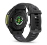 Смарт-годинник Garmin Forerunner 970 Carbon Gray DLC Titanium with Black Case and Black/Translucent Whitestone Band