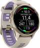 Смарт-годинник Garmin Forerunner 970 Soft Gold Titanium with French Gray Case and French Gray/Translucent Indigo Band