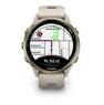 Смарт-годинник Garmin Forerunner 970 Soft Gold Titanium with French Gray Case and French Gray/Translucent Indigo Band