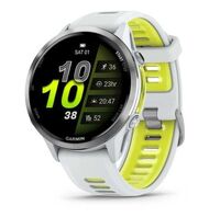 Смарт-годинник Garmin Forerunner 970 Titanium with Whitestone Case and Whitestone/Translucent Amp Yellow Band