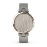 Смарт-годинник Garmin Lily Classic Cream Gold Bezel with Braloba Gray Case and Italian Leather Band