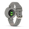 Смарт-годинник Garmin Lily Classic Cream Gold Bezel with Braloba Gray Case and Italian Leather Band