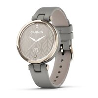 Смарт-годинник Garmin Lily Classic Cream Gold Bezel with Braloba Gray Case and Italian Leather Band