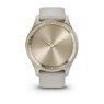 Смарт-годинник Garmin Vivomove Trend Cream Gold Stainless Steel Bezel with French Gray Case and Silicone Band