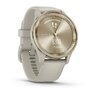 Смарт-годинник Garmin Vivomove Trend Cream Gold Stainless Steel Bezel with French Gray Case and Silicone Band