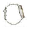 Смарт-годинник Garmin Vivomove Trend Cream Gold Stainless Steel Bezel with French Gray Case and Silicone Band