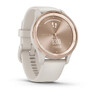 Смарт-годинник Garmin Vivomove Trend Peach Gold Stainless Steel Bezel with Ivory Case and Silicone Band