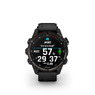 Спортивний годинник Garmin Descent Mk3i – 43 mm Carbon Gray DLC Titanium with Black Silicone Band
