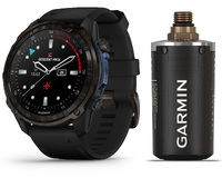Спортивний годинник Garmin Descent Mk3i – 51 mm Carbon Gray DLC Titanium with Black Silicone Band and Descent T2 Transceiver