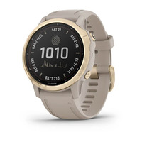 Спортивные часы Garmin Fenix 6S - Pro Solar Edition Light Gold with Light Sand Band