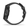 Спортивные часы Garmin Fenix 7 Sapphire Solar Black DLC Titanium with Black Band