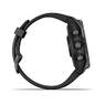 Спортивные часы Garmin Fenix 7S Sapphire Solar Carbon Gray DLC Titanium with Black Band