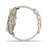 Спортивные часы Garmin Fenix 7S Sapphire Solar Cream Gold Titanium with Cream Heathered Nylon Band