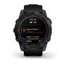 Спортивные часы Garmin Fenix 7X Sapphire Solar Black DLC Titanium with Black Band