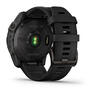 Спортивные часы Garmin Fenix 7X Sapphire Solar Carbon Gray DLC Titanium with Black Band