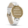 Спортивные часы Garmin Lily Classic Light Gold Bezel with White Case and Italian Leather Band
